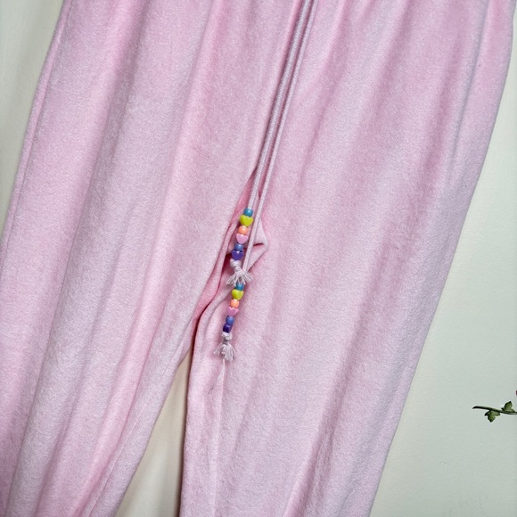 Stoney Clover Lane x Target Ankle Terry Jogger Pants Light Pink Small - Picture 3 of 5